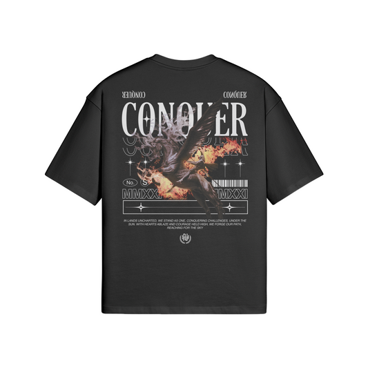 "Conquer" Oversized Tee
